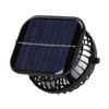 Portable Solar Fan for Outdoor Use USB Compatible Fishing Hat Travel Camping