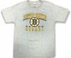 Unisex-Hemd Baumwolle Oversize Große Größe Boston Bruins Klassisch Used-Look Ärmel Grau Mittel