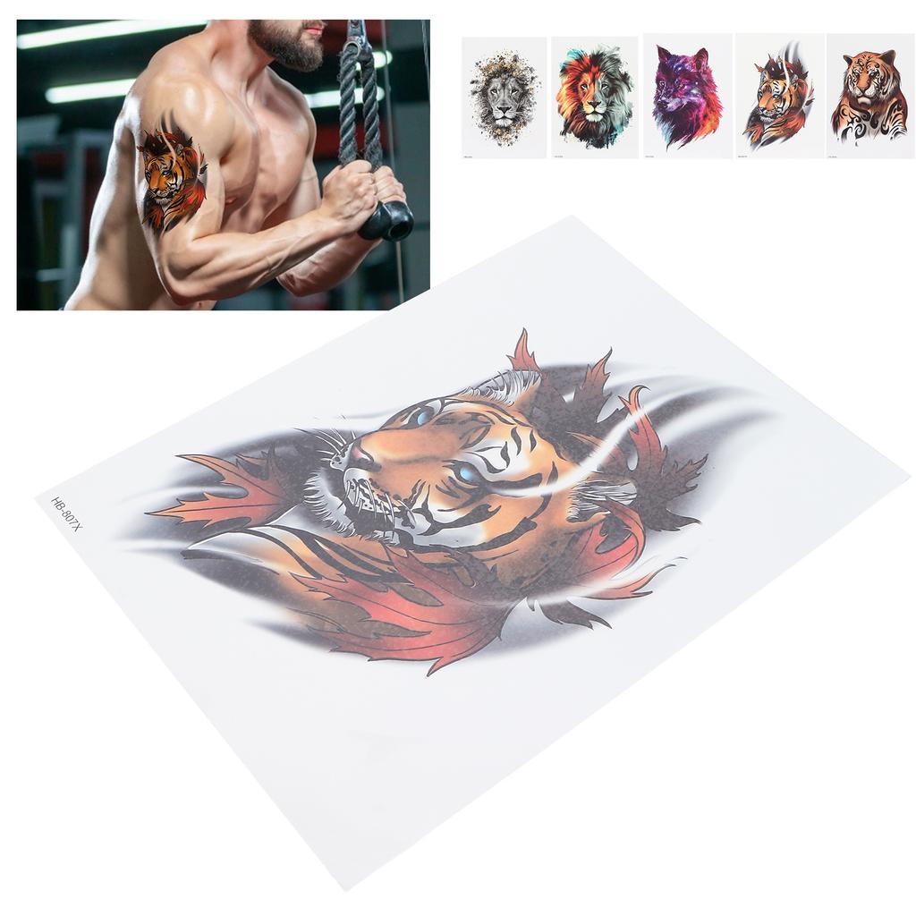 Animal Pattern Temporary Tattoo Sticker Men Waterproof Tattoo Sticker Accessory