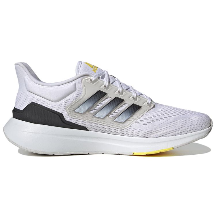 Adidas EQ21 Run White Beam Yellow Men Sneakers Cloud-White Core-Black GW6728