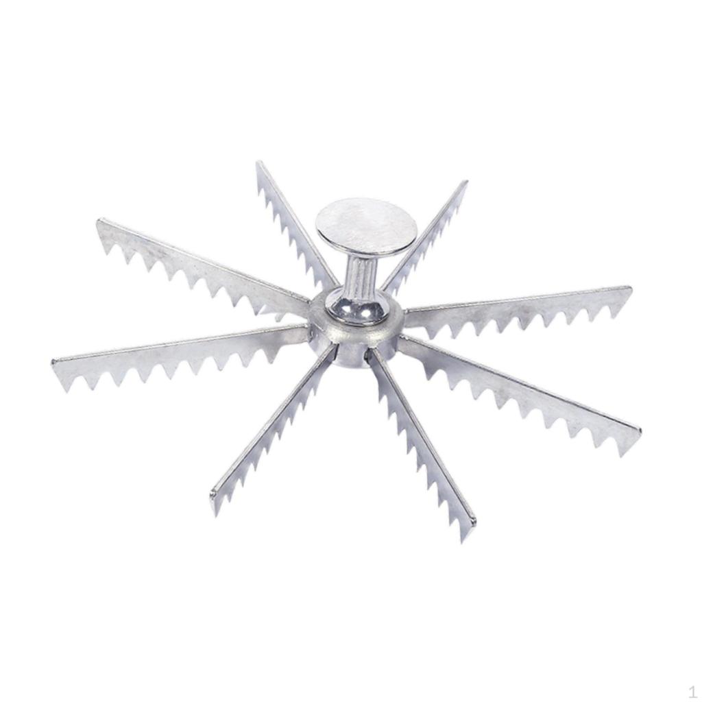 Pie Divider Easy to Use with Handles Cutter for Home Restaurant Domestic 5 Slices