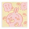 Chiikawa Women's Kids 3-Layer Gauze Handkerchief - Scene (Chiikawa, Hachiware, Usagi) - Yellow - 34cm X 34cm