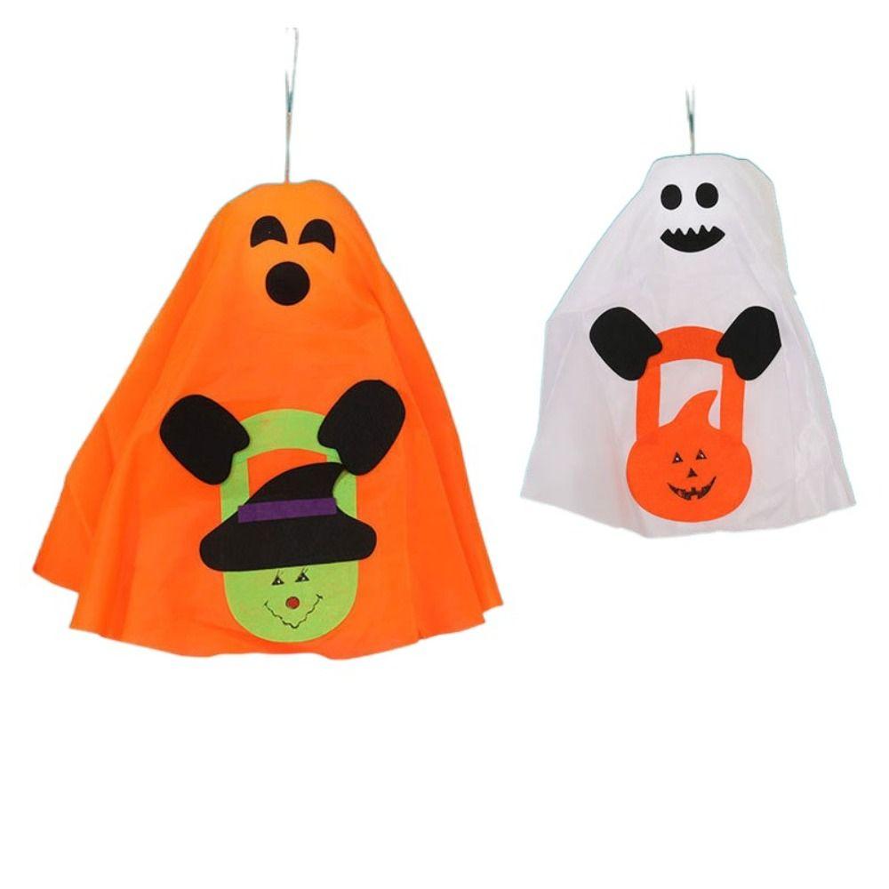 2pcs Creative Halloween Pendant Cute Ghost Ornament Ghost-shaped Hanging  Activity Decoration Props