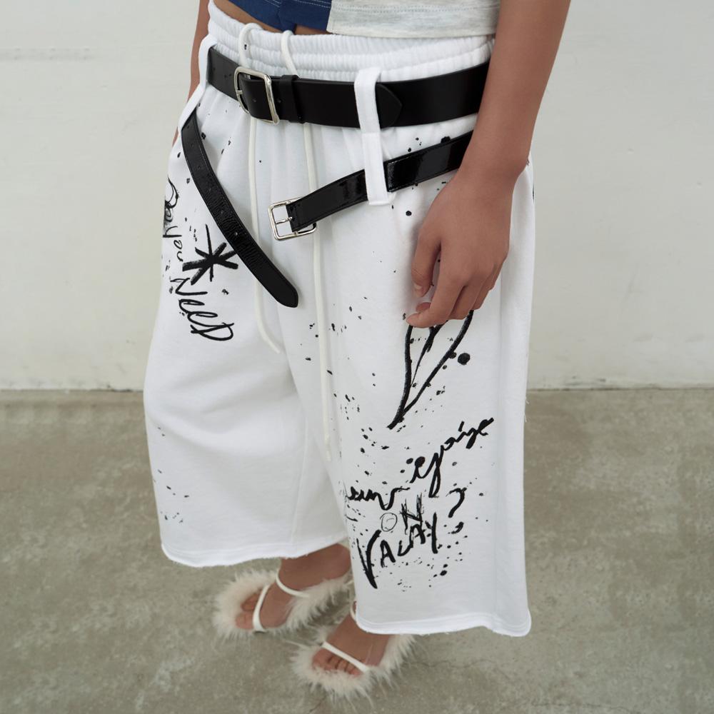 Lcdc Tm Printed Bermuda Sweatpants (White)