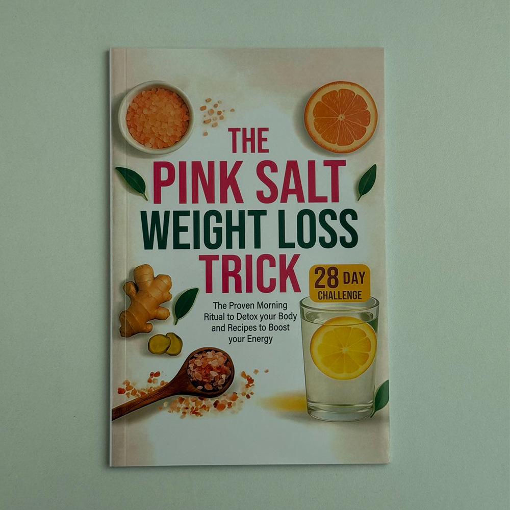 Personalized Notebook & 28-Day Healthy Meal Plan with Pink Salt Weight Loss Tips & Recipes