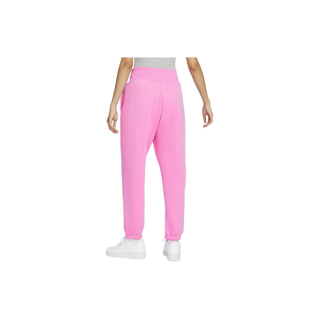 Nike Solid Color High Waist Casual Tapered Knit Sports Pants Women bottoms Pink DQ5888-675