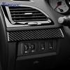 Real Soft Carbon Fiber Sticker For Renault Fluence Megane RS 2009 2010 2011 2012 2013 2014 LHD RHD Instrument Panel Strip Trim