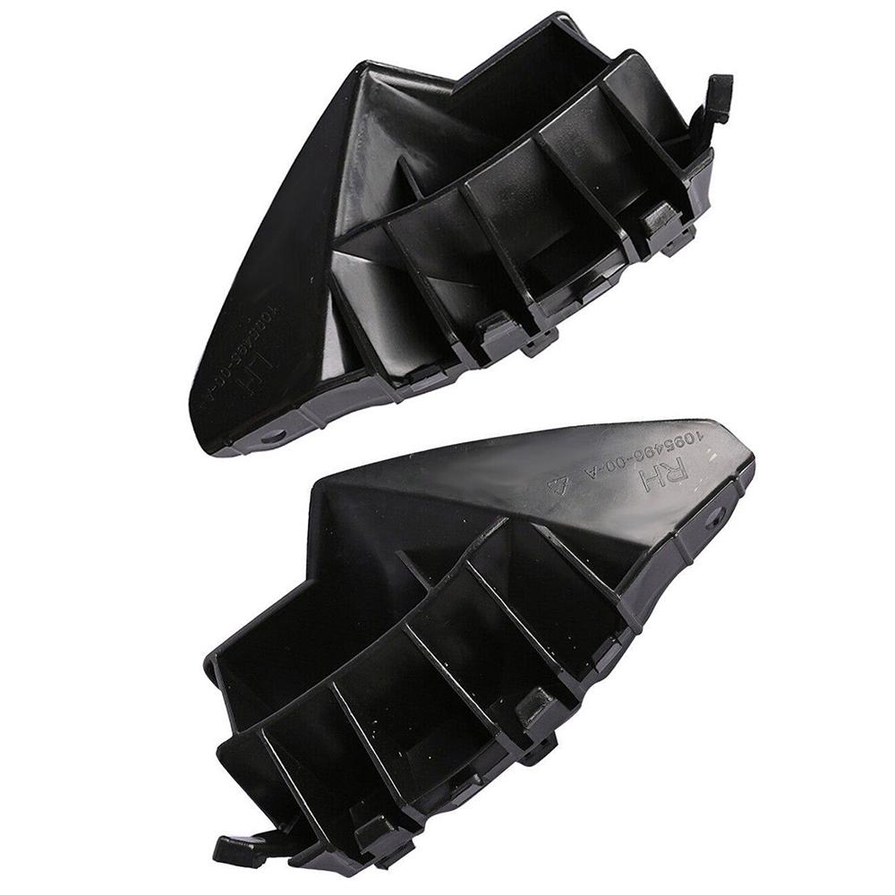 1pc Plastic Front Bumper Fender Bracket Support Black for Tesla Model S 2016-2025 1095495-00-A Replacement Part