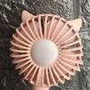 Cute Mini Fan Small Travel Fan Rechargable Cooling Device Lightweight Electric Fan Suitable for Indoor and Outdoor Use