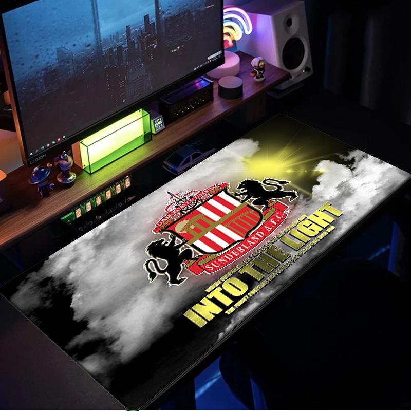 Tappetino per mouse Sunderland rest, base in gomma, tappetino da scrivania per esports, tappetino per mouse per giocatori e uso in ufficio, scrivania da gaming, tappetino facile da pulire