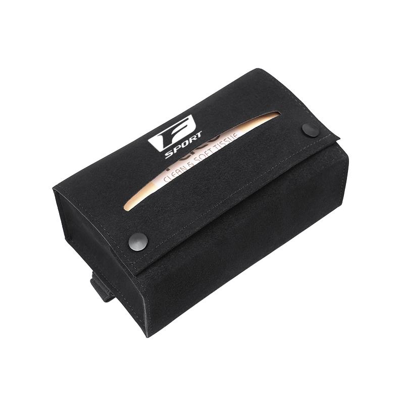 

Suede Car Tissue Box Seat Hanging Storage Paper Bag For Lexus Fsport GS GX IS LS LX CT LC RC LBX NX RX 350h 450h UX 300e GX460