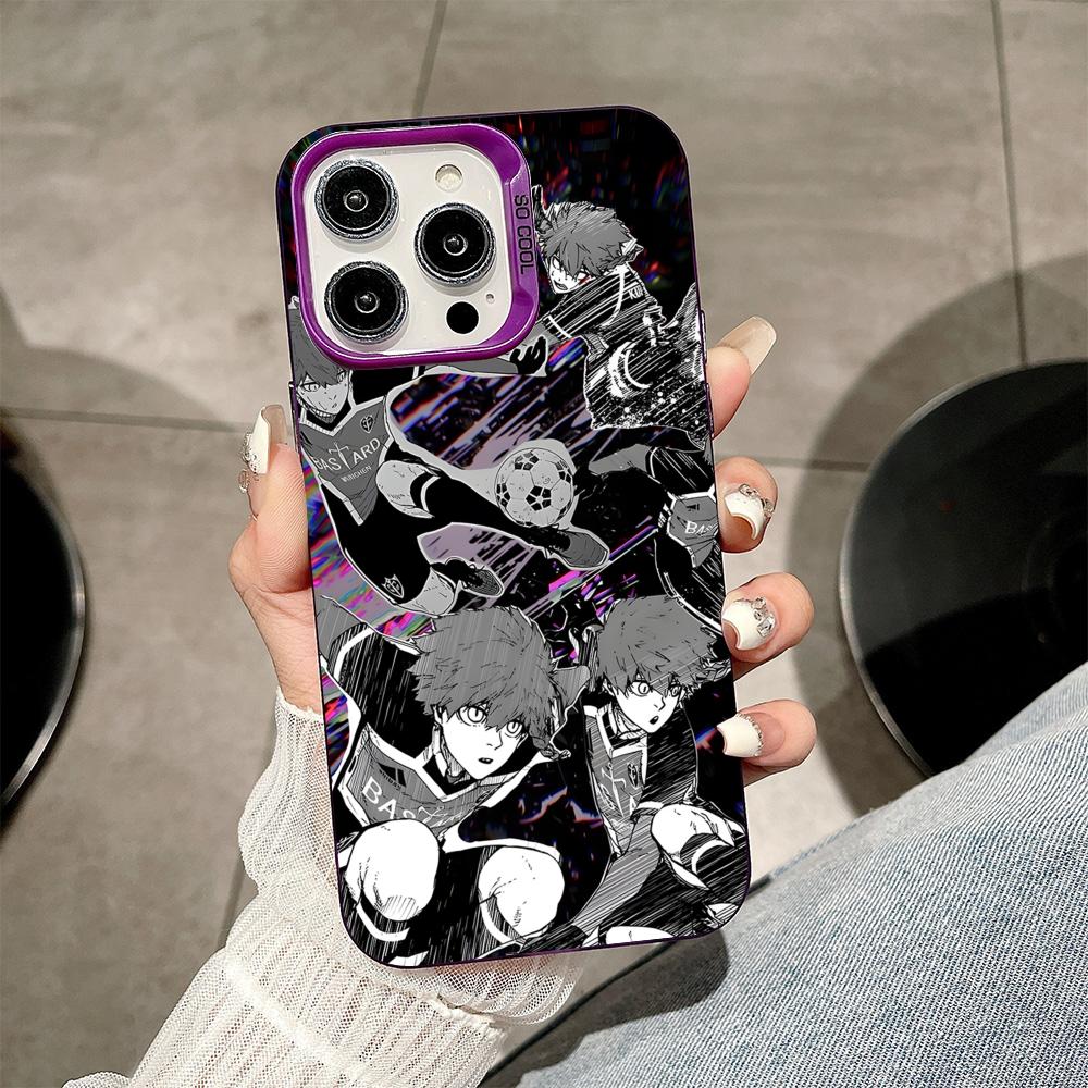 Blue Lock Reo Mikage Clear TPU Magsafe Mobile Phone Case for iPhone 17 16 15 14 13 12 11 Air Pro Max Plus Mini Colorful Cover