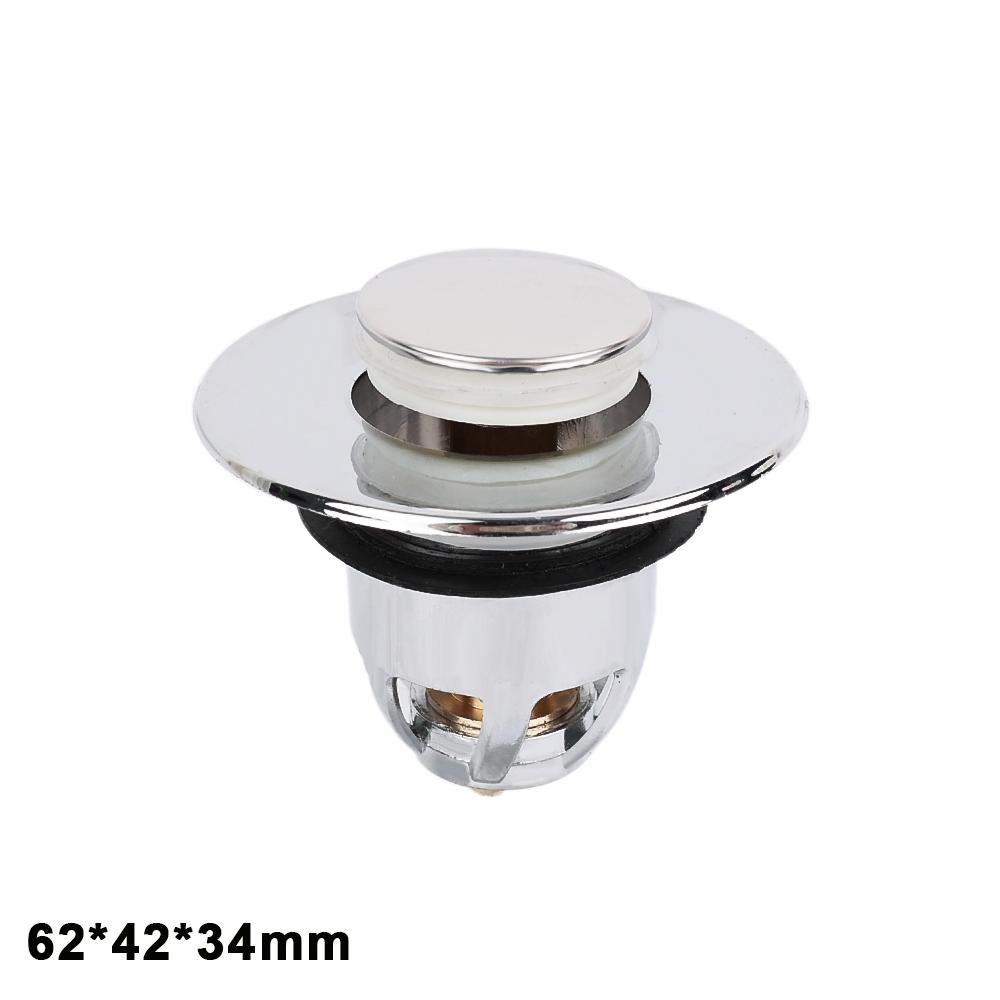 Drain Stopper Pop-Up Bounce Core Basin Drain Filter Bathroom Shower Sink Filter Plug Hair Catcher Strainer Hardware Accessories