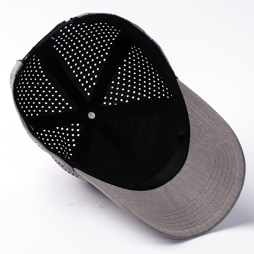 AXIAO Baseball Solid UV Outdoor Unisex Number Cap, Color, Quick-Drying, Breathable, Adjustable, Protection, Hat, (JP, Size, 56.0 cm, 64.0 cm, Brown)