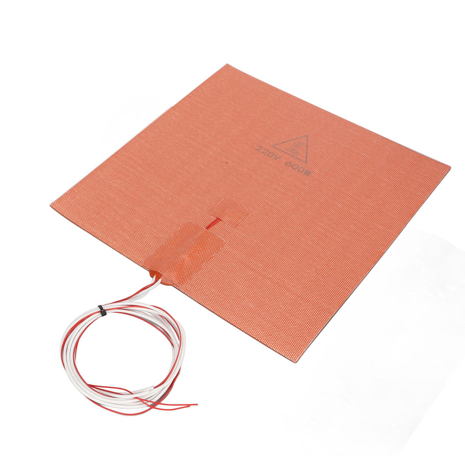 

Silicone Heating Pad 280x280mm 220V 600W High Temperature Resistance Hot Bed Silicone Heater Mat with Adhesive