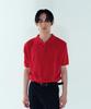 Noiseu Logo Knit Polo Shirt - Red