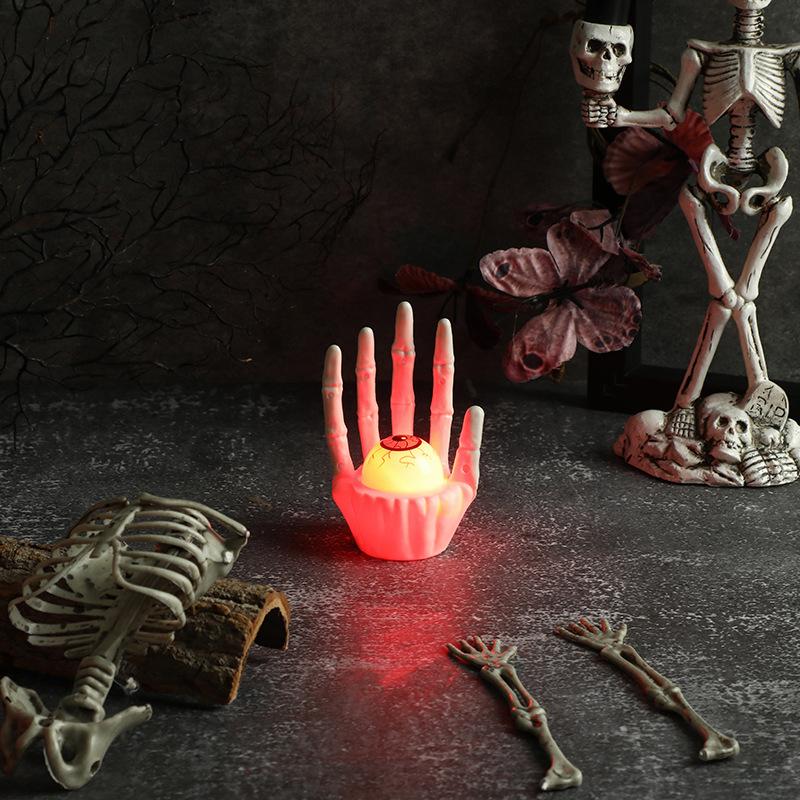 Halloween New Pumpkin Lantern Ornament Skull Skeleton Ghost Festival Party Ornaments Atmosphere Scene Arrangement Props