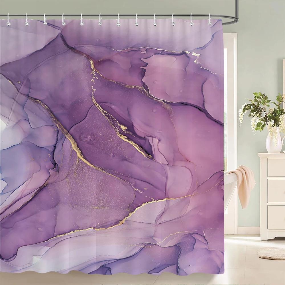Waterproof Polyester Fabric 3D Bath Curtain Geometric Figure for Bathroom Curtain Shower Curtain Long 180*200cm