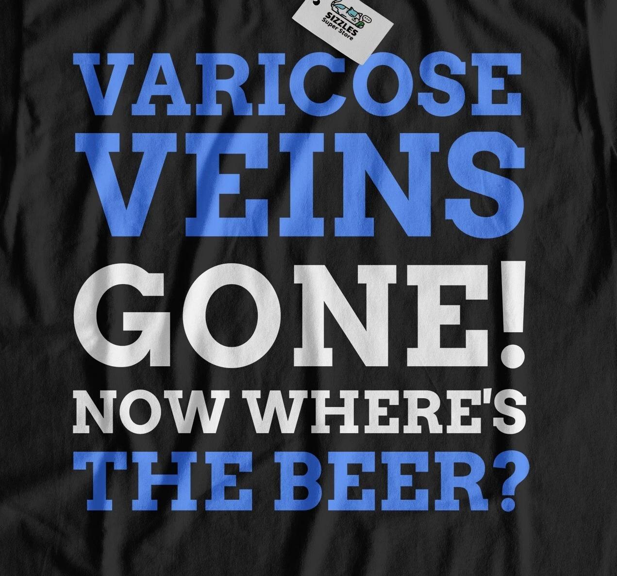 Unisex Funny Varicose Veins Stripping Removal Surgery T-Shirt Phlebectomy Gifts L