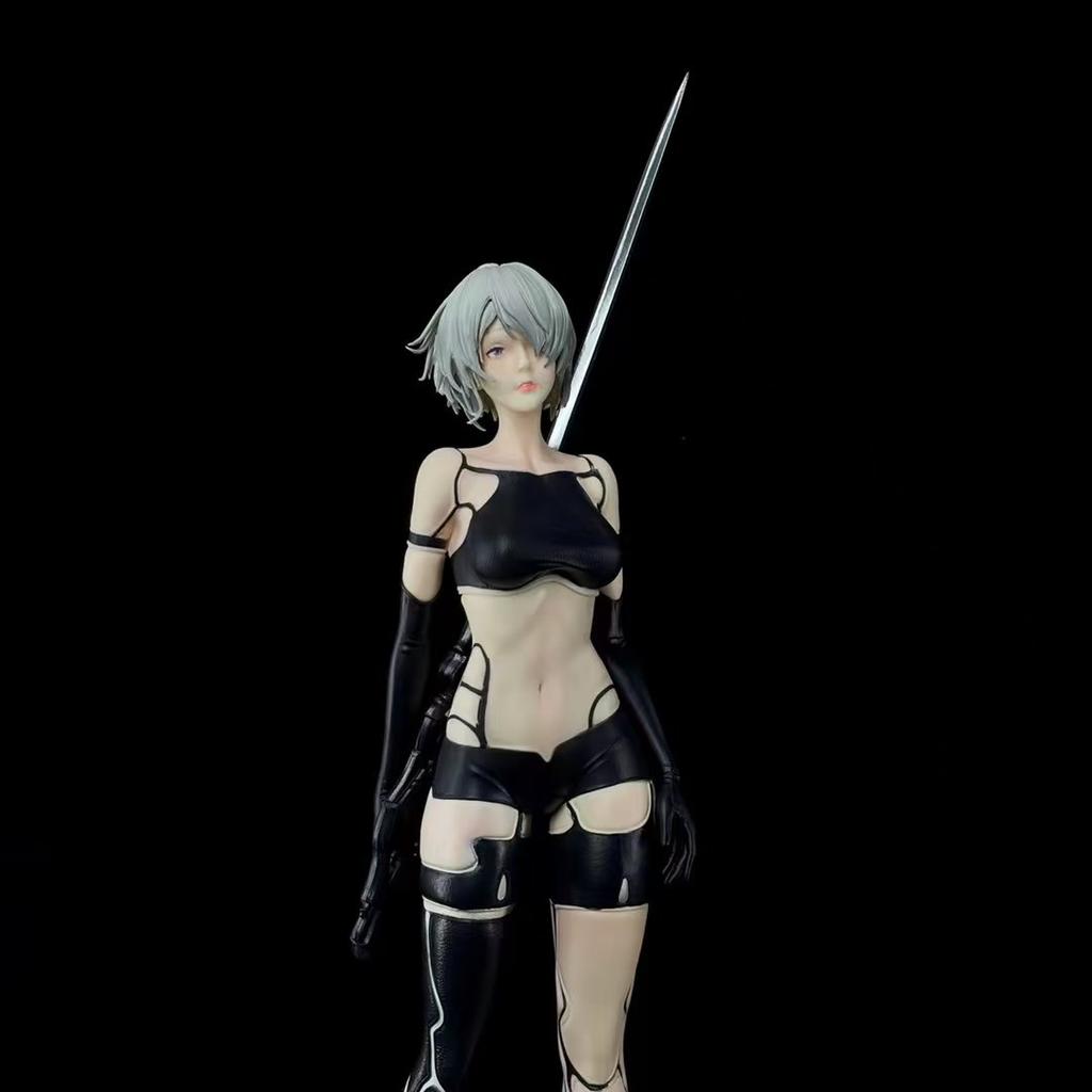 53cm Eden Series Sci-fi Warrior Anime Figure Scale Statue Collectible Model 2B A2 PVC 1/4 Articulated Poseable Detailed Movable