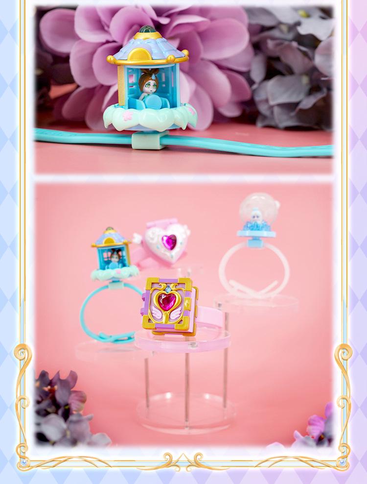 Ye Luoli Ice Princess Jewelry Set: Gem Bracelet & Love Ring - Girls' Toys & Gifts