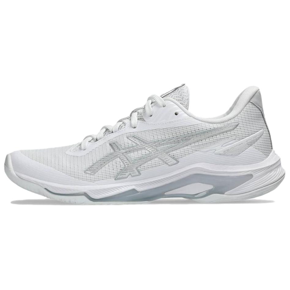 

ASICS Netburner Ballistic FF 4 White Pure Silver Women Sneakers 1052A083-100 41.5