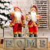 Santa Claus Doll Standing / Sitting Doll Christmas Ornament for Home Xmas Table Decor