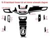 Buick Verano GS Carbon Fiber Interior Gear Shift Console Stickers