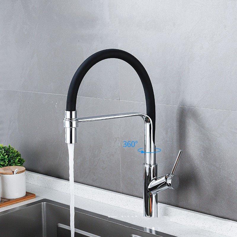 MDNG Kitchen Pull-Out Faucet with Swivel Sprayer