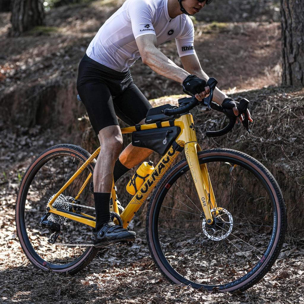 Rhinowalk Waterproof Bike Frame Bag, 1.7L Triangle Bag, Bicycle Pouch, Under-Tube Bag, Professional Cycling Accessories - Small