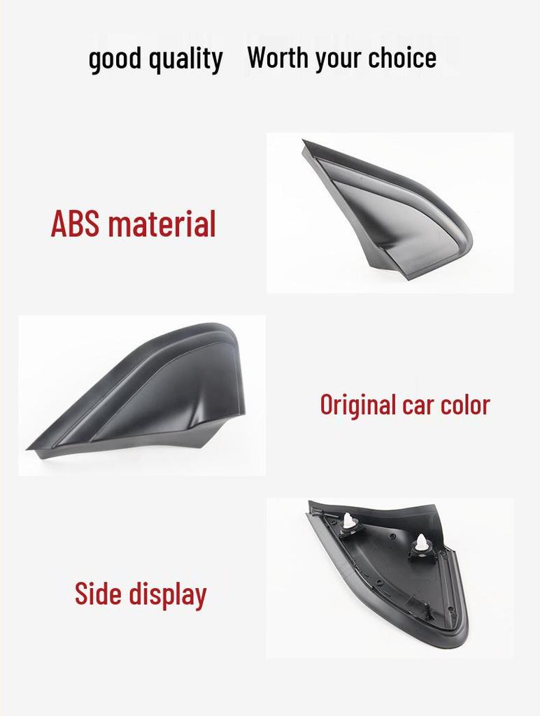 Compatibel Driehoeksplaatje voor Spatbord voor Peugeot 2008 (9678382180, 9678381080, 9814033380)
