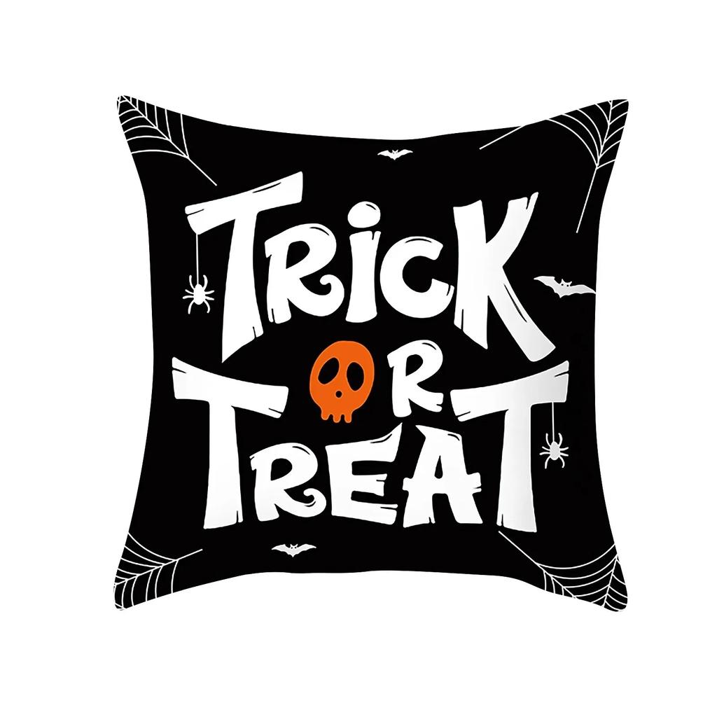 Halloween Decorative Pillow Pumpkin Pumpkin Witch Cushion Cover Is Suitable for Home Living Room Sofa WSH Room Decoration