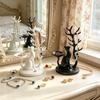 3D Printed Tree Shaped Cat Jewelry Tray Waterproof Desk Organizer Storage Holder for Bathroom Vanity Bedroom Dresser Use