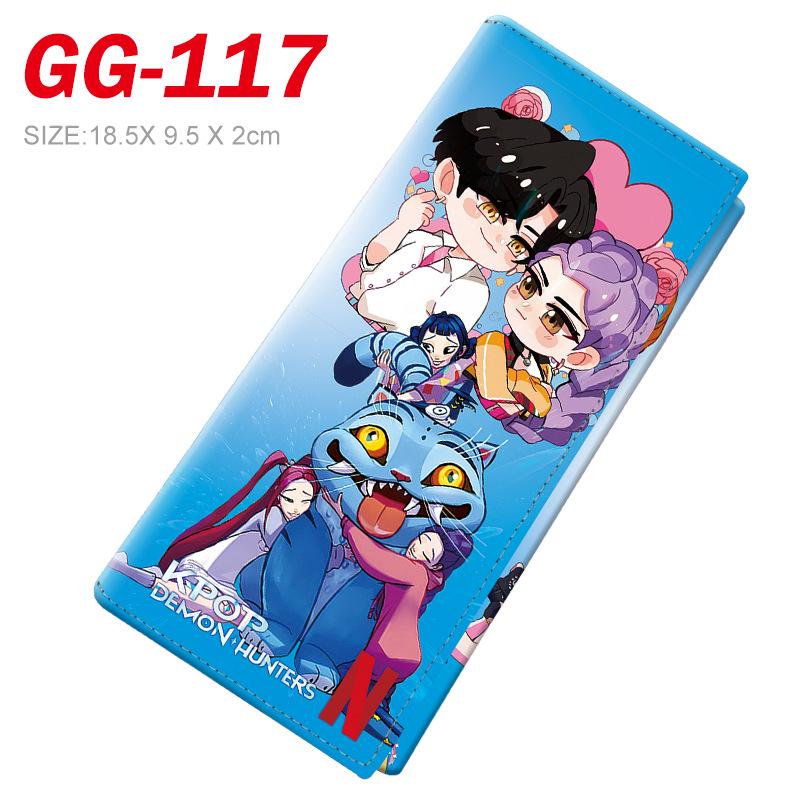K-POP Demon Hunter Girl Group 3D Stereo Tri-fold Wallet for Students and Fans