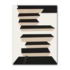 Scandinavian Minimalist Wall Art Black and White Abstract Woman Geometric Lines Poster Print Home Bedroom Living Room Decoration