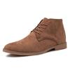 Large Size Suede Casual Lace-up Pointed Four Seasons Male Business Leather Shoes Ankle Boots M733