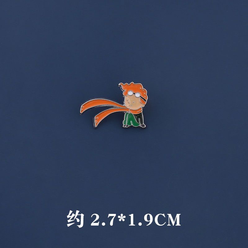 Little Prince Series Brooch Cute Cute Two-dimensional Cartoon Badge Ins Exquisite Decoration Pendant Jewelry Accessories