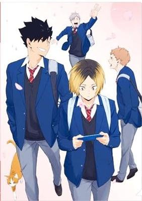 Haikyuu! Klarsichthülle Nekoma Kozume Kenma Kuroo Tetsuro Yaku Morisuke Haiba Lev Offizielles Merchandise