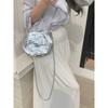 Silk Velvet Glitter Tote Bag With Magnetic Closure For Daily Casuals