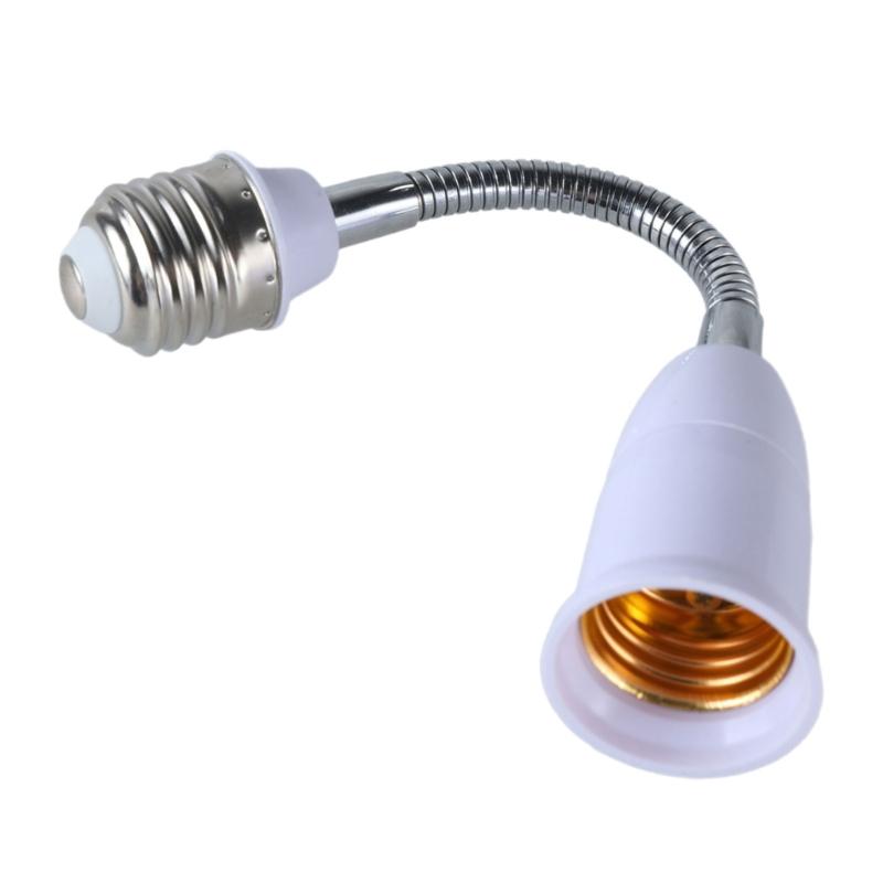 Adjustable E27 To E27 Light Bulb Socket Extension, Flexible Goosenecks Lamp Adapter, Home Lighting