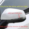 2P Side Door Mirror Covers Shell Cap Trim For Toyota Tacoma 2016- ABS Chrome