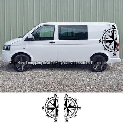 X-275: Pasuje do wszystkich modeli Volkswagena, takich jak VW UP, van, kamper, przyczepa kempingowa, pickup; naklejka kompasu.