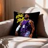 POP Basketball Player LLeBron James  Pillow Case Pattern Printed Pillowcase For Living Room Sofa Cushion Cover