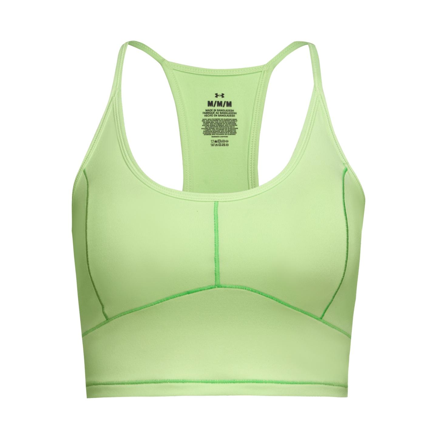 

Under Armour Меридиан Поддержка Высокая Эластичность Тренировка Фитнес Бег Облегающий Однотонный Простой Тонкий Ремешок Тонкий Спортивный Топ Женские топы 6011230-712 XS