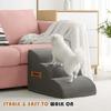 Dog Stairs Pet Ladder Steps Sponge Small and Medium Dogs Bed Sofa Removable Pet Products