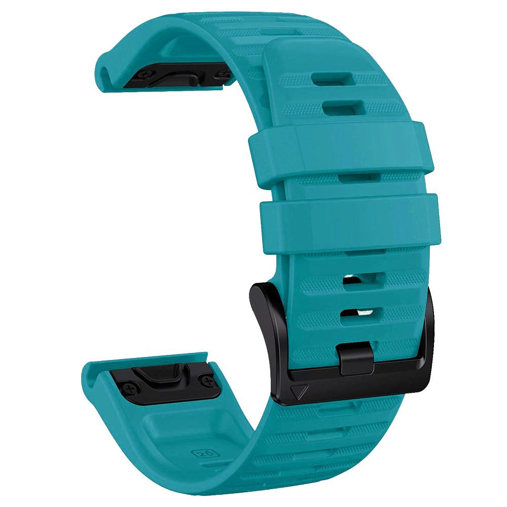 QuickFit 22mm 26mm Silicone Strap for Garmin Fenix 8pro 7 7X E 6X 6 Pro 5 5X Plus Epix/Enduro/Descent Mk2i/Instinct 3 Watchbands