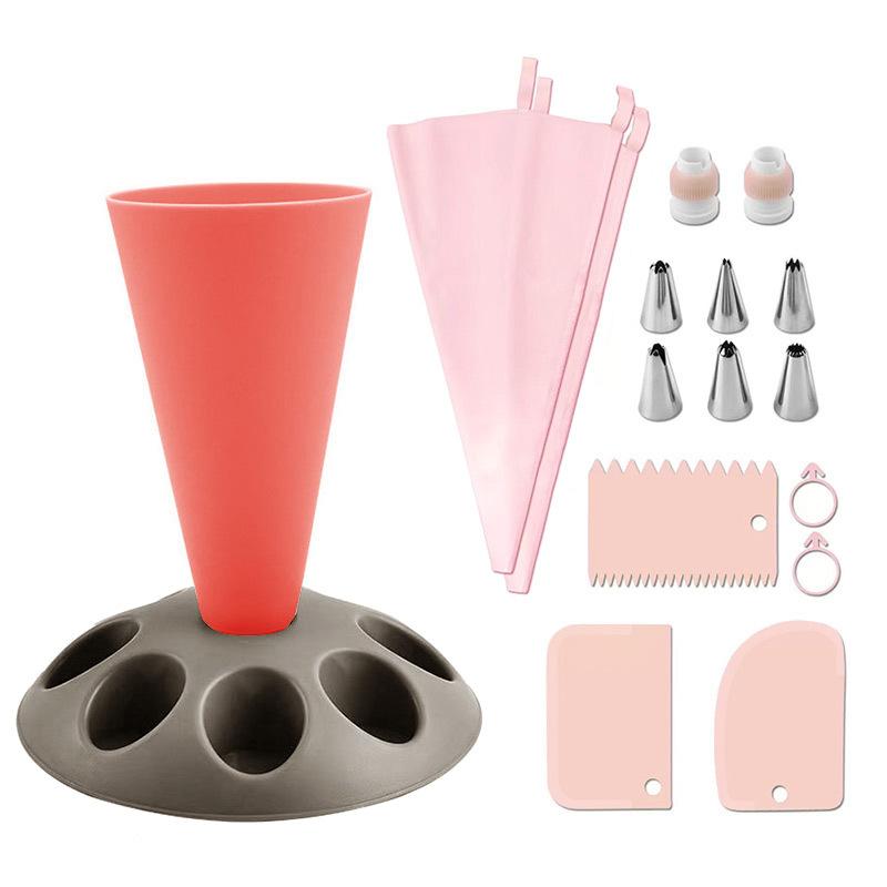 

Kitchen Storage Rack for Piping Bags And Nozzles Cake Decorating Tool Pastry Baking Accessories Nozzles Placement Holder