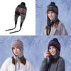 Knit Hat For Women Blend Warm Earflap Winter Beanie Fall Fashion Accessories