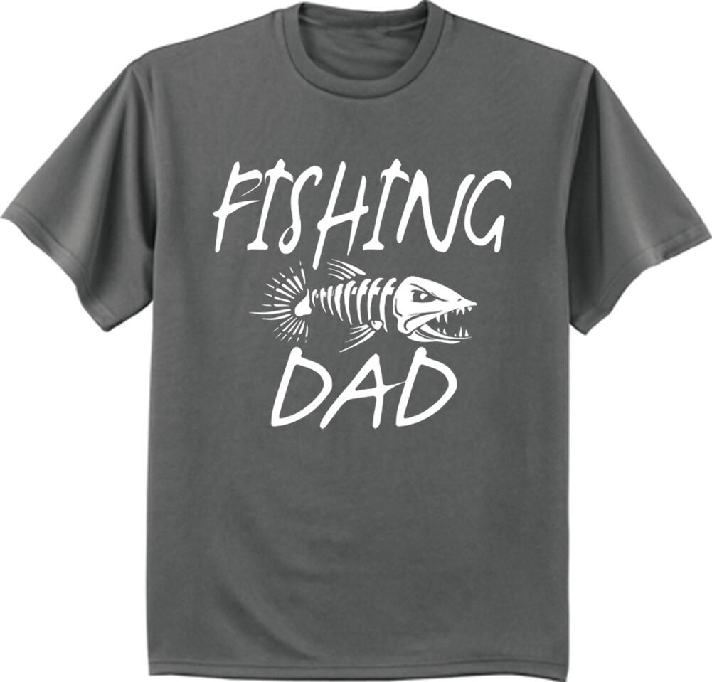 Mens Big and Tall Dad Gifts Fishing T-shirt Graphic Tee Clothing Apparel