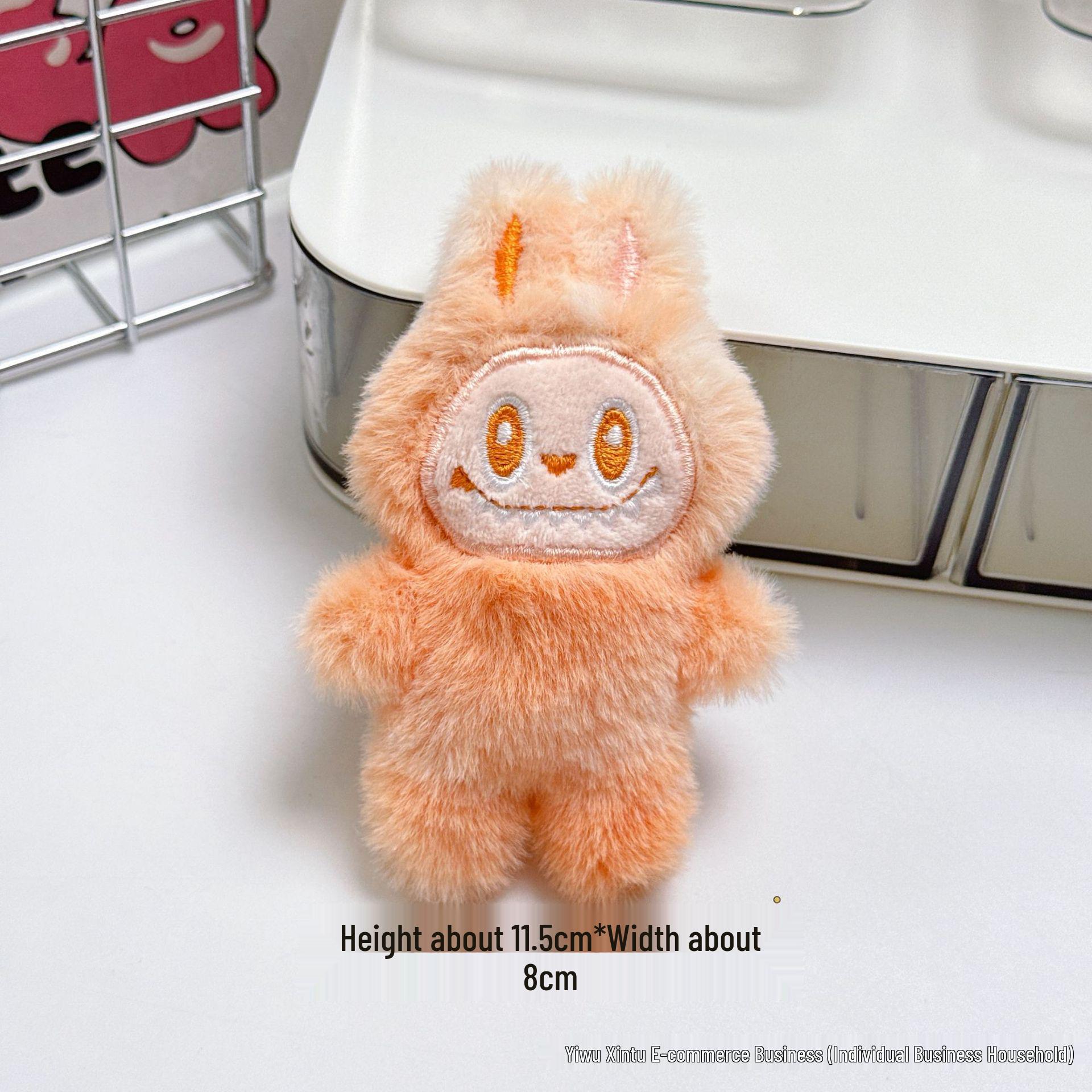 

Плюшевый брелок Лабубу 3-го поколения: Кукла и Шарм для Рюкзака в Подарок Colorful Keychain (Squeaky)